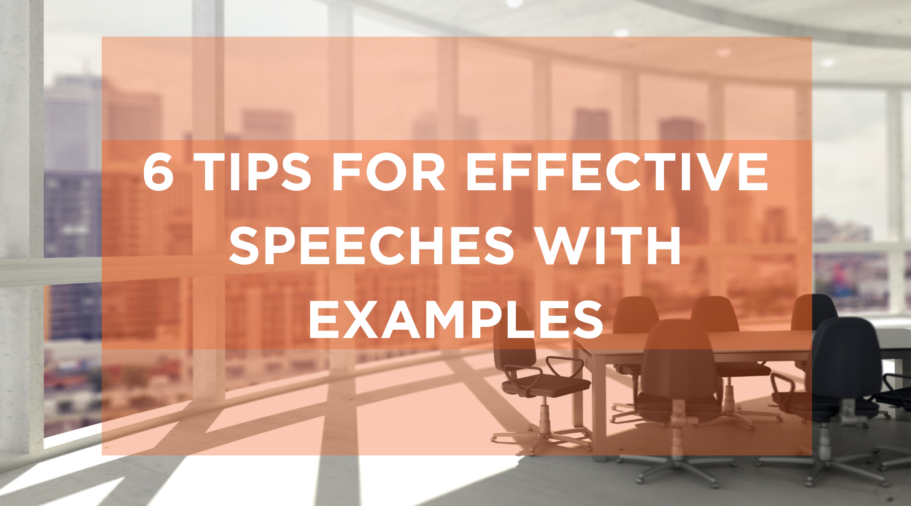 tips for giving speeches