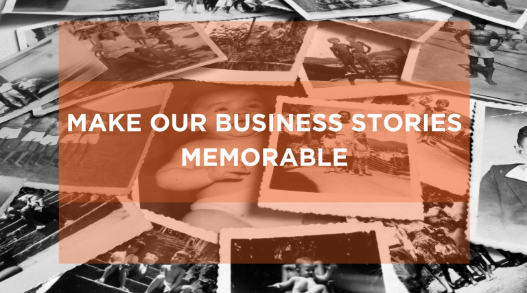 Beth Mueller explains how to make our business stories memorable